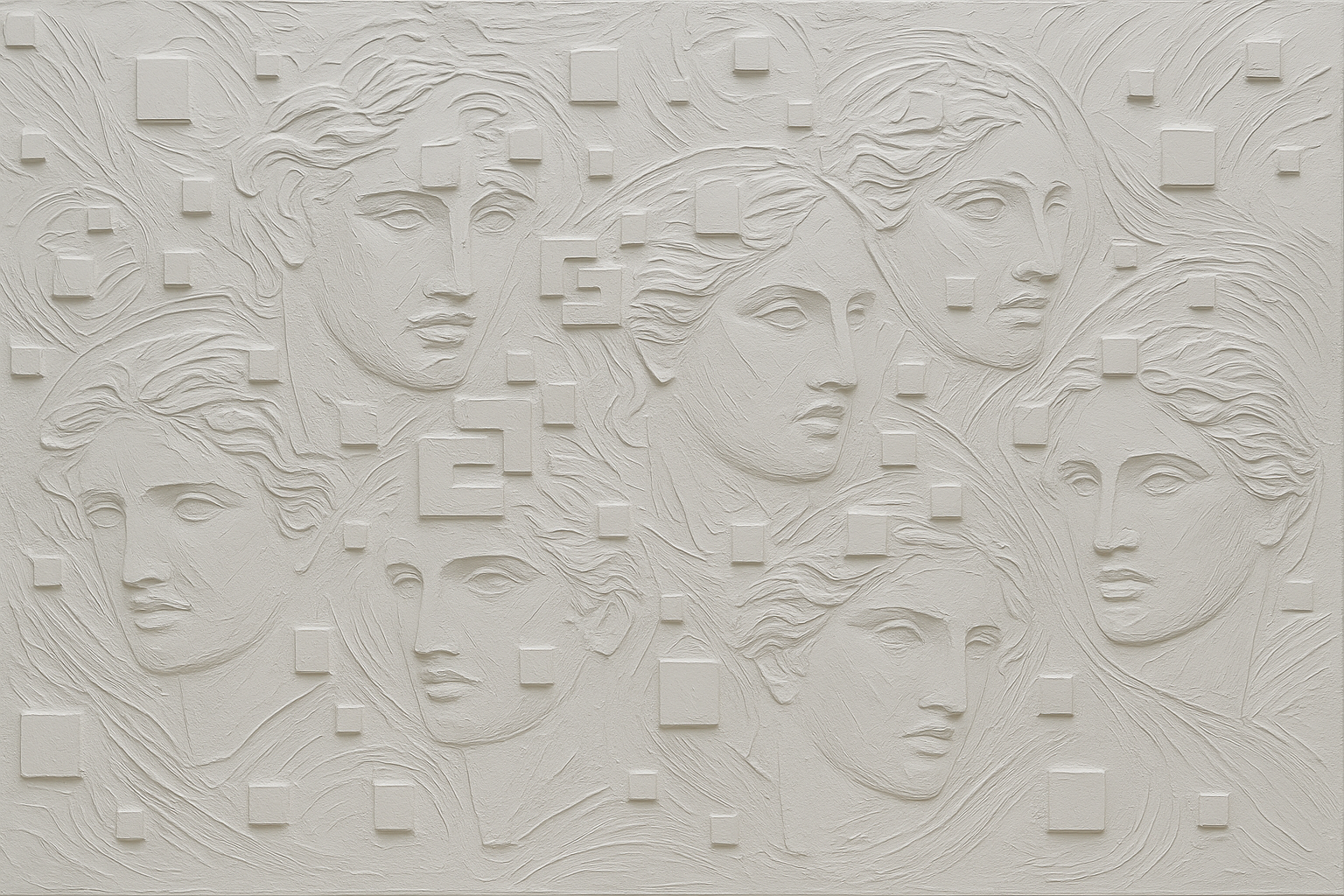 Escultura em relevo — perfis clássicos